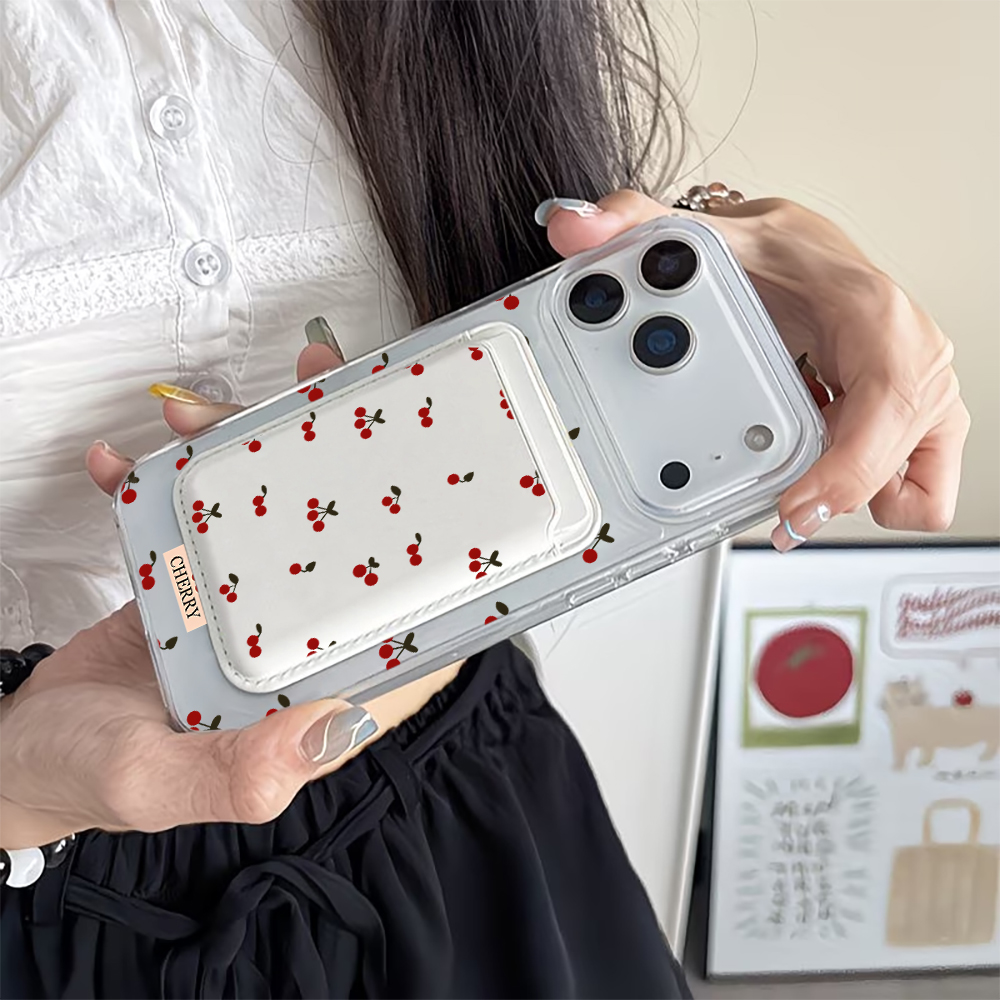 For Magsafe Wallet Magnetic Ca - Leather Wallet Card Holder Phone Cover 评论和价格