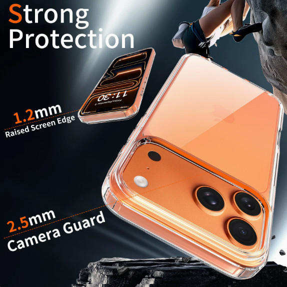 Air-Bag Shockproof Bumper Tran - Clear Shockproof Bumper Case 评论和价格