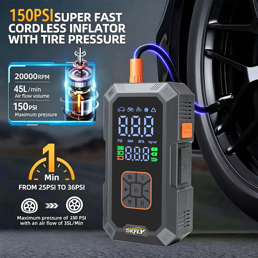 4 IN 1 Car Jump Starter 8000A  - Power Banks 评论和价格