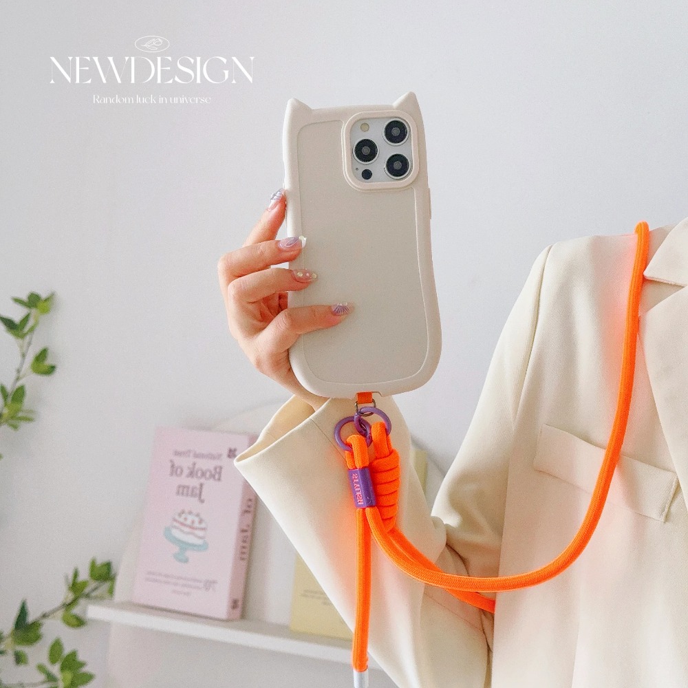 Fashion Simple INS Adjustable  - Crossbody Lanyard Neck Strap Case 评论和价格