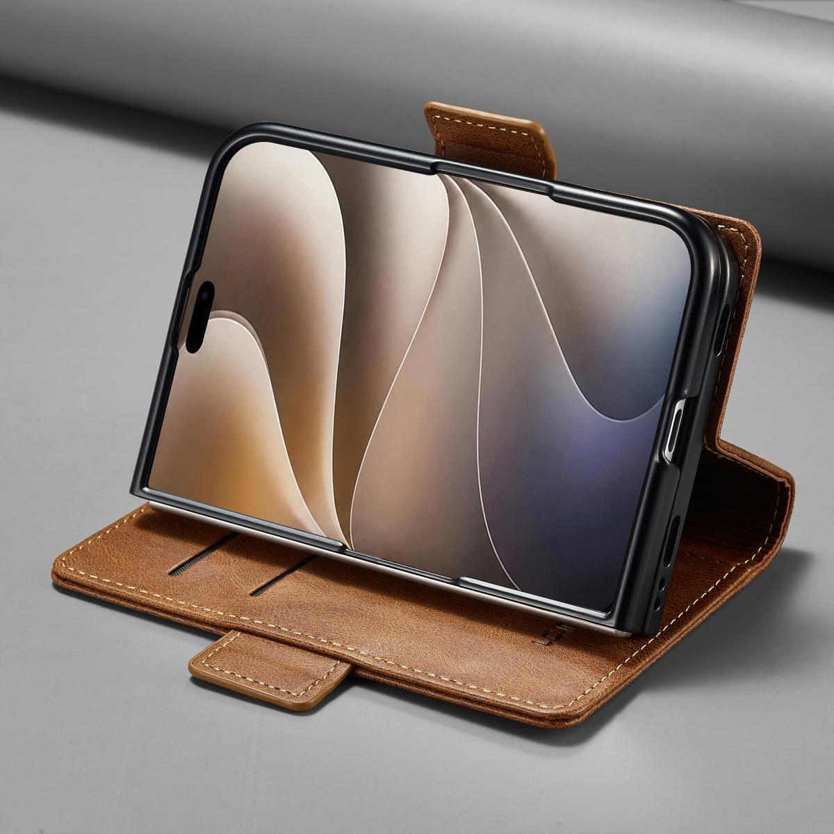 RFID Blocking Card Holder Wall - Leather Wallet Card Holder Phone Cover 评论和价格