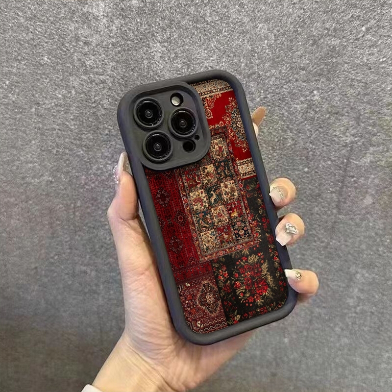 Vintage Patchwork Carpet Patte - Vintage Floral Pattern Soft Case 评论和价格