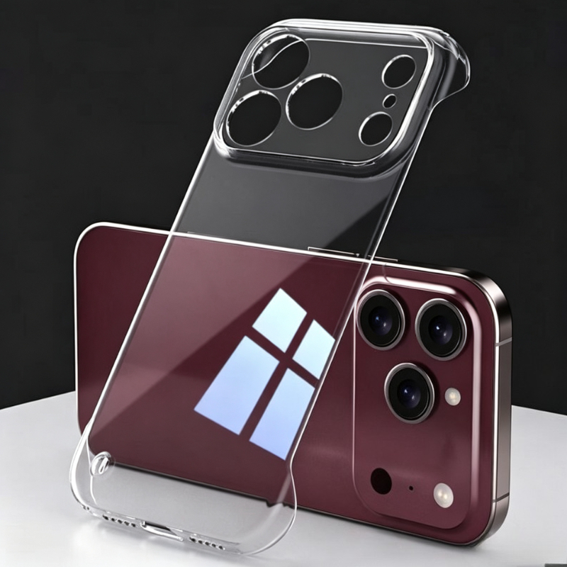 Ultra Thin Clear Frameless PC  - Ultra Thin Frameless Phone Cover 评论和价格
