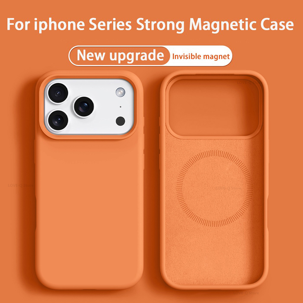 Original Magnetic For MagSafe  - Liquid Silicone Magnetic Phone Case 评论和价格
