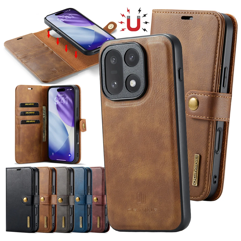 2 in 1 Magnetic Flip Leather C - Leather Wallet Card Holder Phone Cover 评论和价格