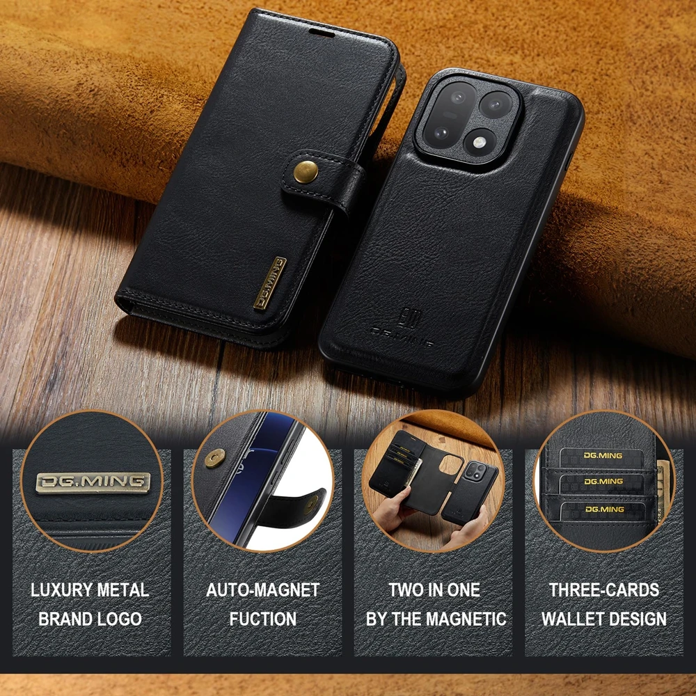 2 in 1 Magnetic Flip Leather C - Leather Wallet Card Holder Phone Cover 评论和价格