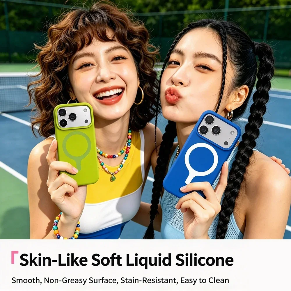 HANNUO Magnetic Liquid Silicon - Liquid Silicone Magnetic Phone Case 评论和价格