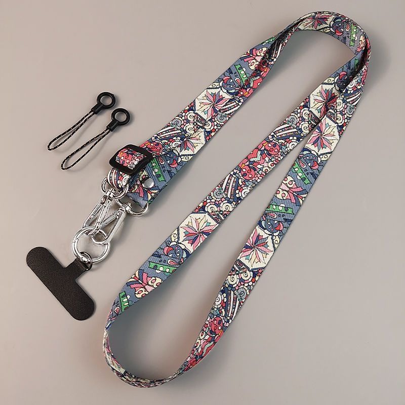 Cute Ethnic‑Style Phone Lanyar - Crossbody Lanyard Neck Strap Case 评论和价格