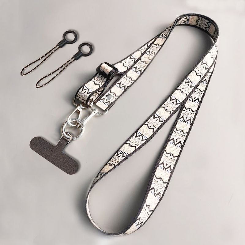Cute Ethnic‑Style Phone Lanyar - Crossbody Lanyard Neck Strap Case 评论和价格