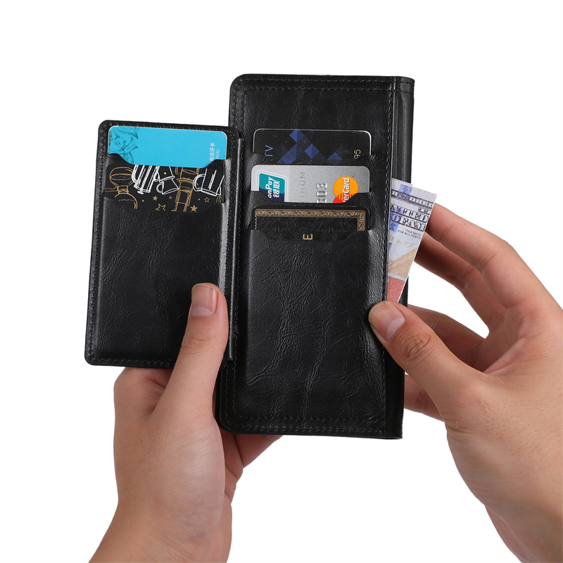 Zipper Flip Leather Wallet Car - Leather Wallet Card Holder Phone Cover 评论和价格