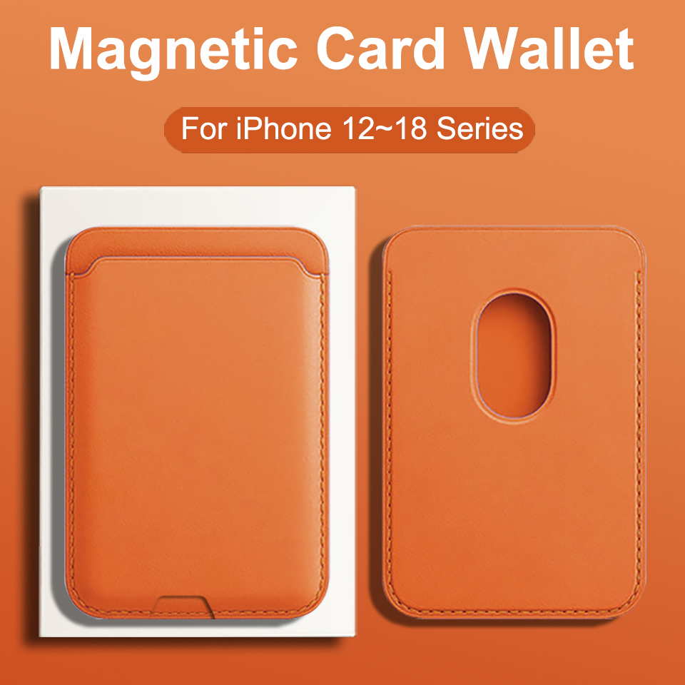 Luxury PU Magnetic Card Holder - Leather Wallet Card Holder Phone Cover 评论和价格