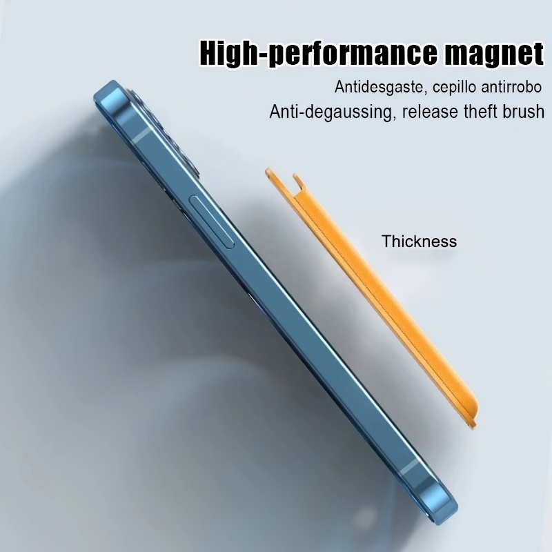 Luxury PU Magnetic Card Holder - Leather Wallet Card Holder Phone Cover 评论和价格