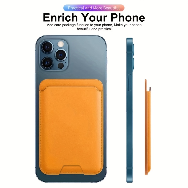Luxury PU Magnetic Card Holder - Leather Wallet Card Holder Phone Cover 评论和价格